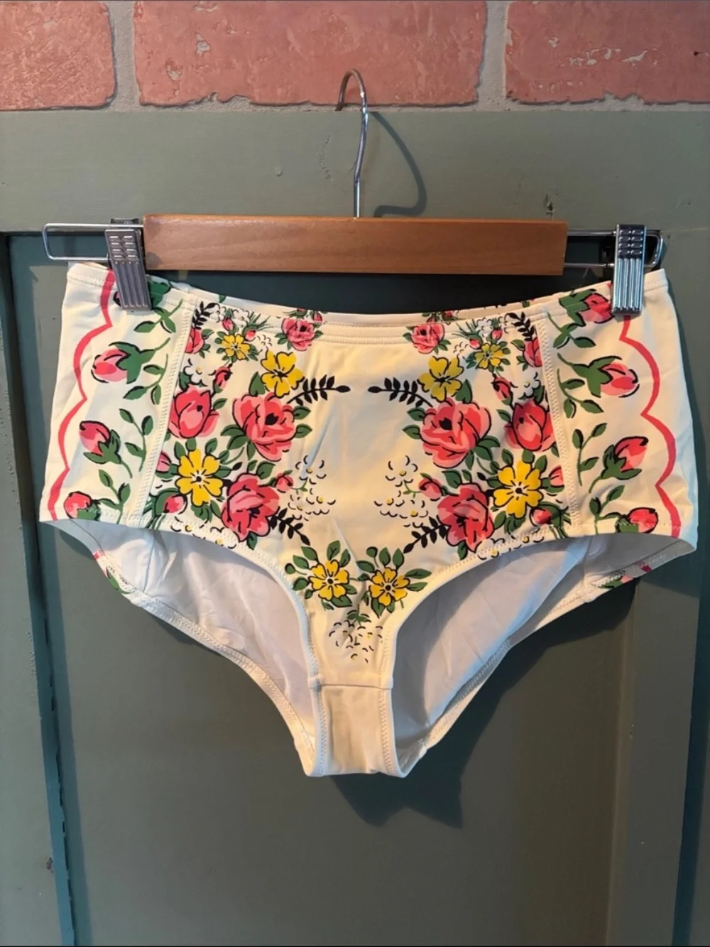 New Tory Burch Lipsi Reva Printed Garden Veil Bikini Swim Top Bottoms Floral S